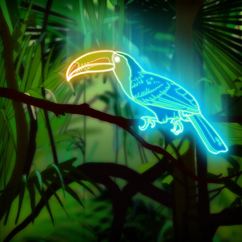 Neon Beast - Keel Billed Toucan