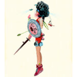 Inner Warrior I - Delphine Lebourgeois Chappell Contemporary