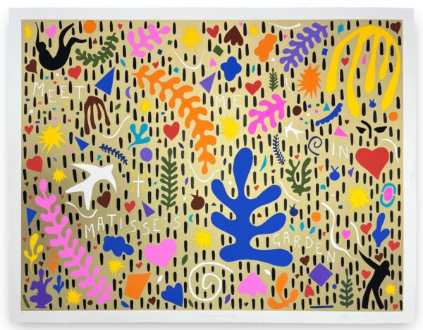 Meet me in matisse's garden - gold